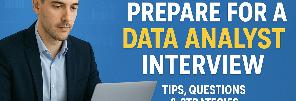 How to Prepare for a Data Analyst Interview
