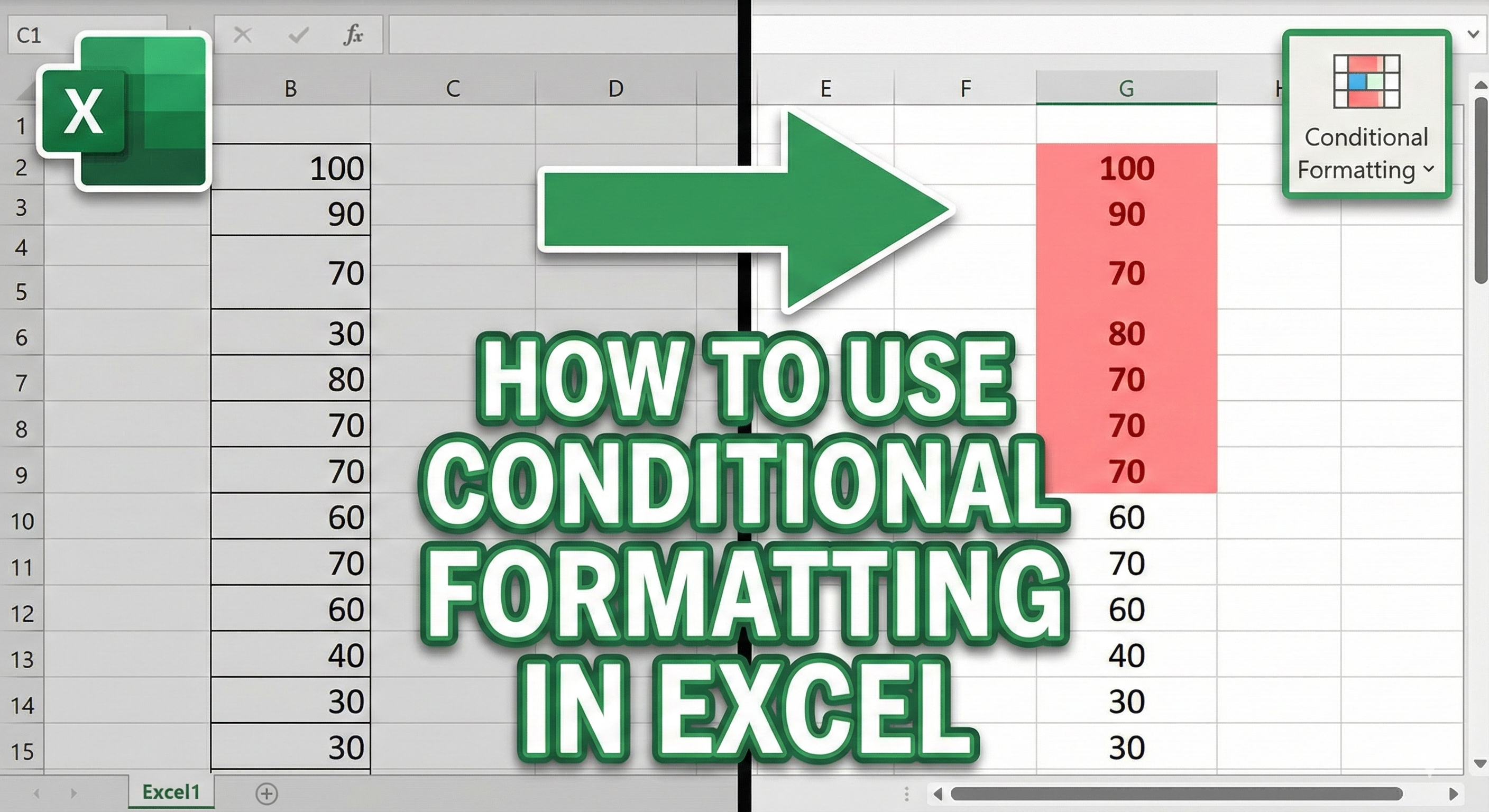 How to Use Conditional Formatting in Excel