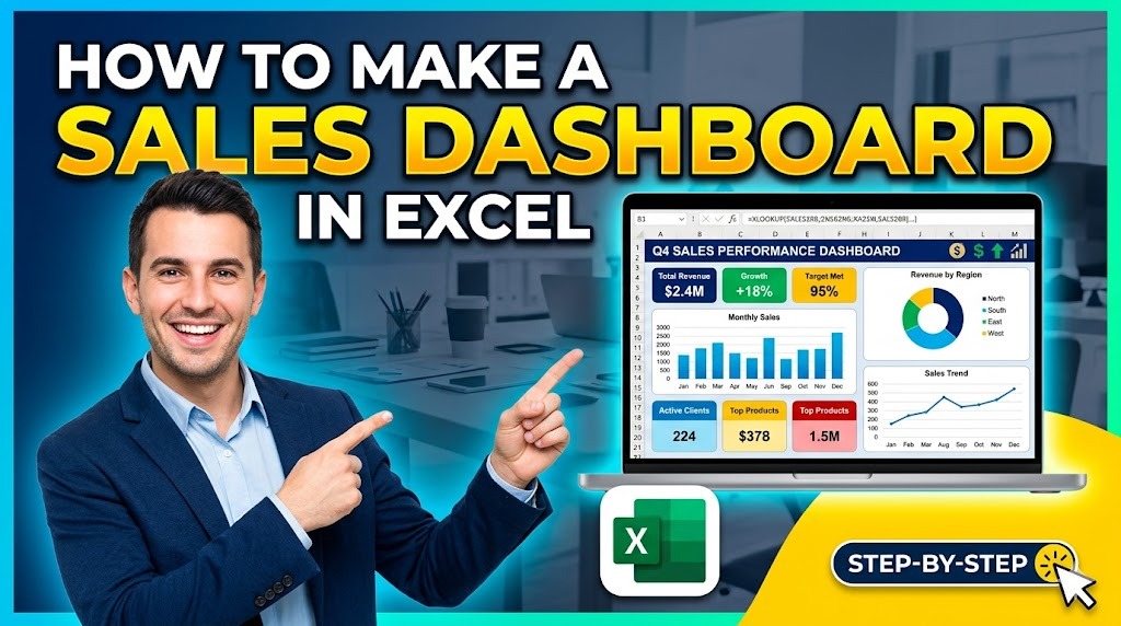 How to Make a Sales Dashboard in Excel