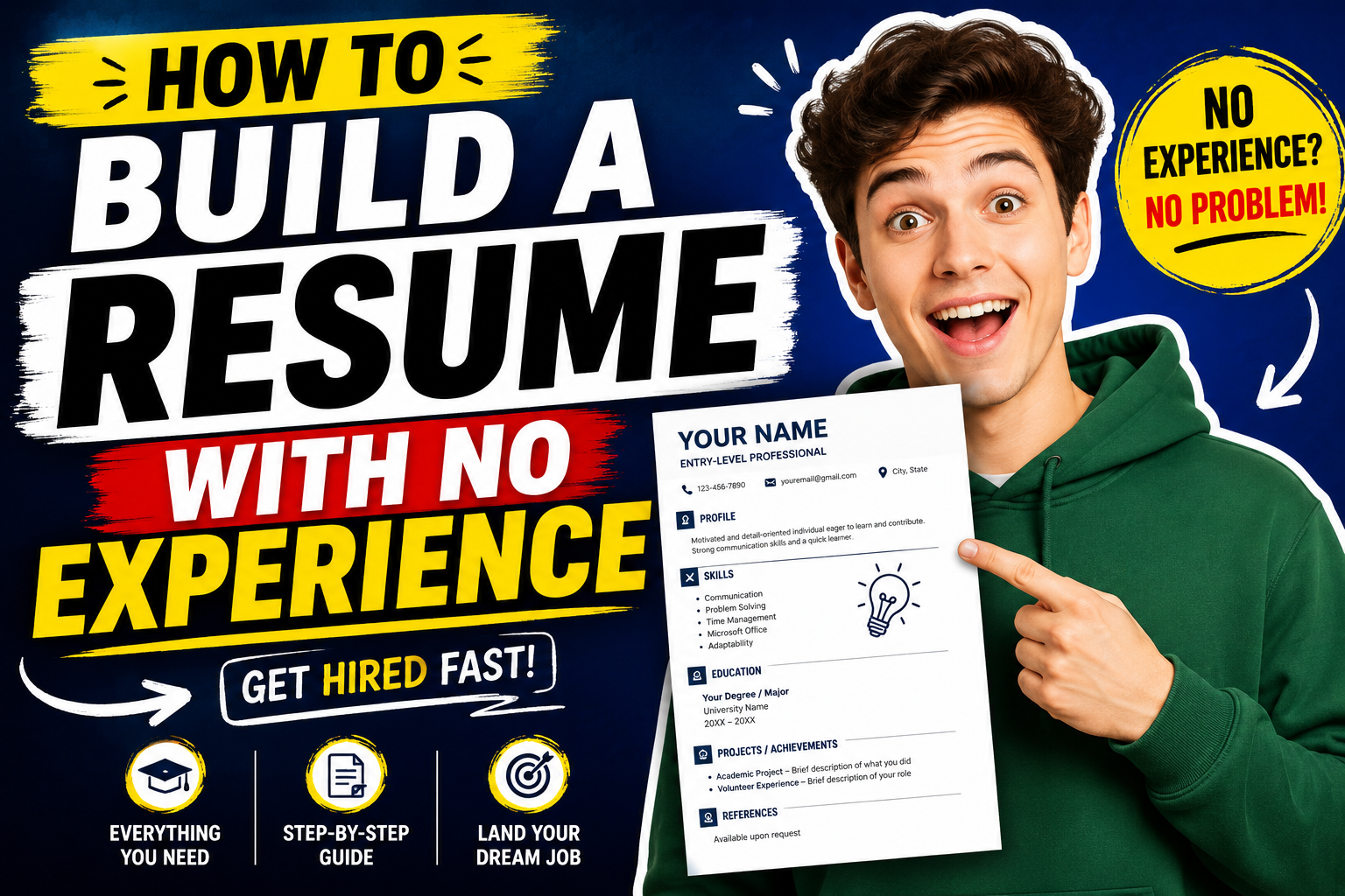 How to Build a Resume With No Experience